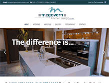 Tablet Screenshot of mcgovern-kitchens.com
